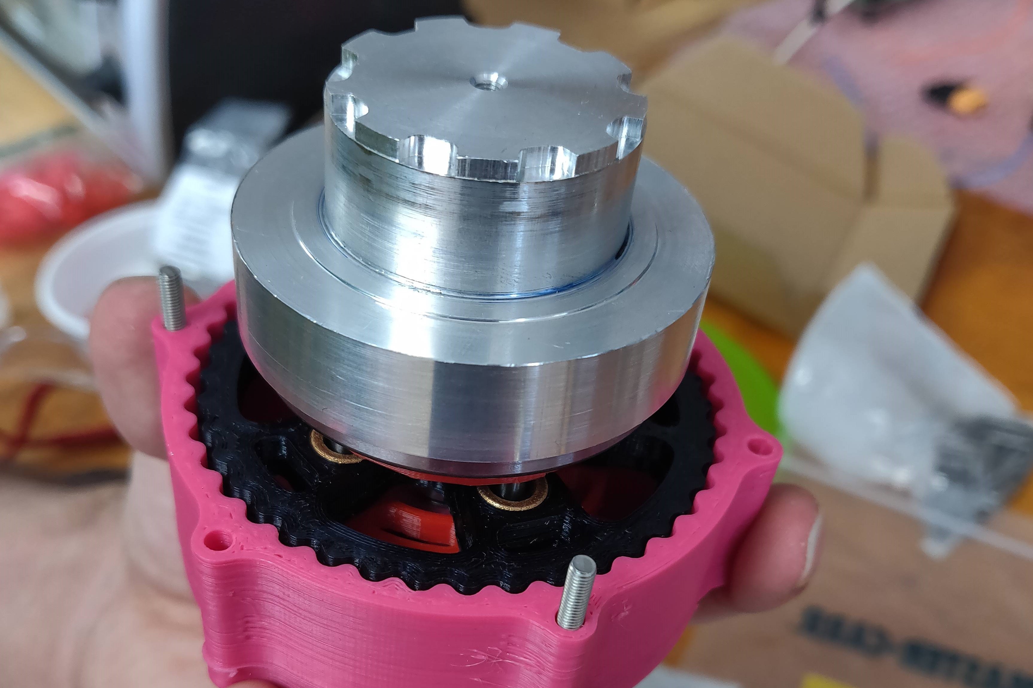 3D printed cycloidal gearbox without top cover